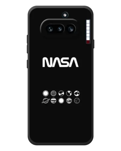 Чехол для Nothing Phone (4a) с картинкой «NASA — технический принт»