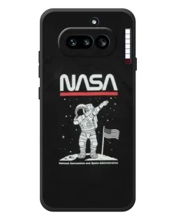 Чохол для Nothing Phone (4a) з картинкою «NASA — крокуємо по Місяцю»