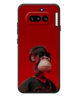 Чехол для Nothing Phone (4a) с картинкой «Bored Ape в красном» Чехол для Nothing Phone (4a) с картинкой «Bored Ape в красном»
