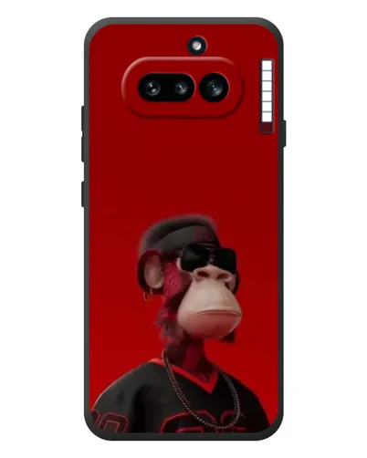 Чехол для Nothing Phone (4a) с картинкой «Bored Ape в красном»