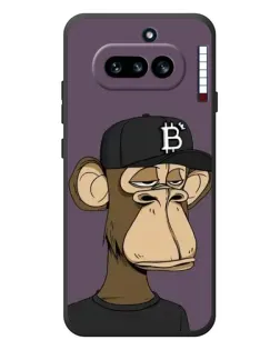 Чехол для Nothing Phone (4a) с картинкой «Bored Ape в кепке»