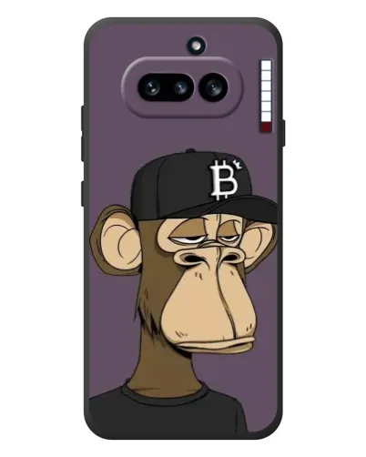 Чехол для Nothing Phone (4a) с картинкой «Bored Ape в кепке»