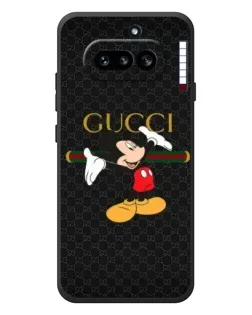 Чехол для Nothing Phone (4a) с картинкой «Микки Маус Gucci»