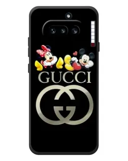 Чехол для Nothing Phone (4a) с картинкой «Gucci — герои Disney»