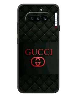 Чехол для Nothing Phone (4a) с картинкой «Gucci — стеганый черный»