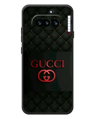 Чехол для Nothing Phone (4a) с картинкой «Gucci — стеганый черный»