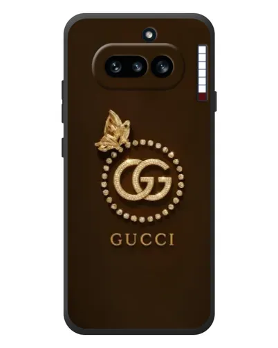 Чехол для Nothing Phone (4a) с картинкой «Gucci — золотая бабочка»
