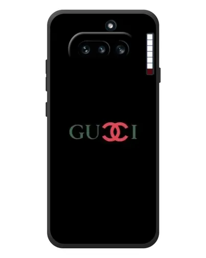 Чехол для Nothing Phone (4a) с картинкой «Gucci — красный градиент»