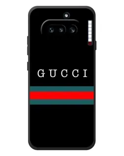 Чехол для Nothing Phone (4a) с картинкой «Gucci — красный пояс»