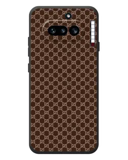 Чехол для Nothing Phone (4a) с картинкой «Gucci — шоколадная сетка»