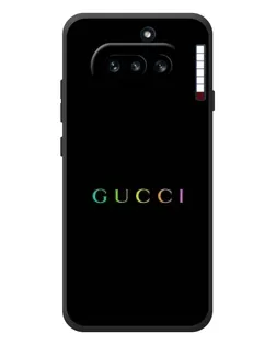 Чехол для Nothing Phone (4a) с картинкой «Gucci — неоновый минимализм»