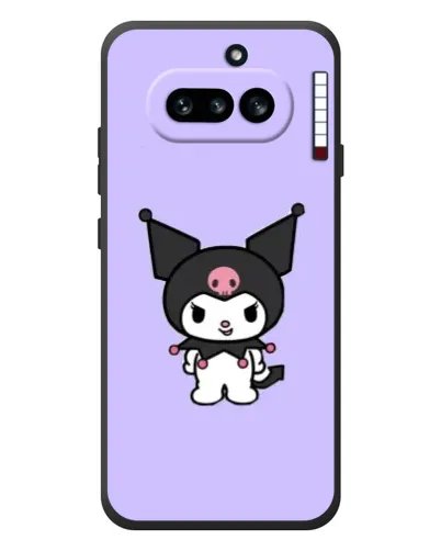 Чехол для Nothing Phone (4a) с картинкой «Kuromi — нежный фиолетовый»
