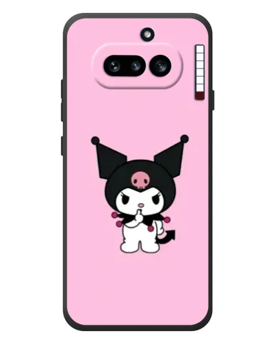 Чехол для Nothing Phone (4a) с картинкой «Kuromi — розовая нежность»
