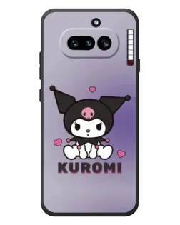 Чехол для Nothing Phone (4a) с картинкой «Kuromi — фиолетовый арт»