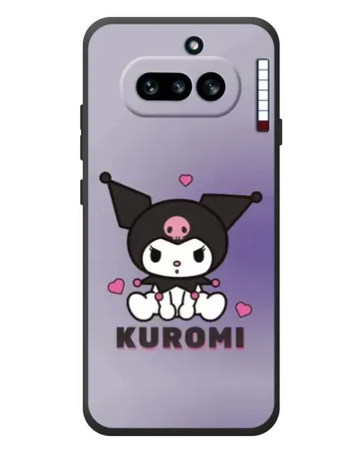 Чехол для Nothing Phone (4a) с картинкой «Kuromi — фиолетовый арт»