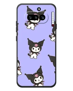 Чехол для Nothing Phone (4a) с картинкой «Паттерн с Kuromi»