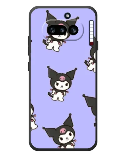 Чехол для Nothing Phone (4a) с картинкой «Паттерн с Kuromi»