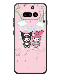 Чехол для Nothing Phone (4a) с картинкой «My Melody и Kuromi»