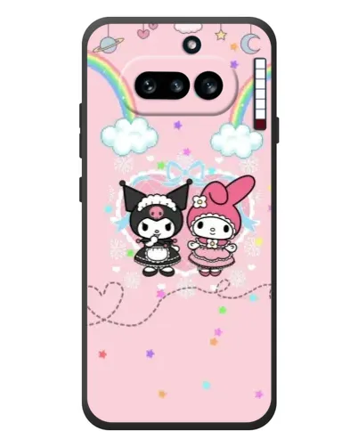 Чехол для Nothing Phone (4a) с картинкой «My Melody и Kuromi»