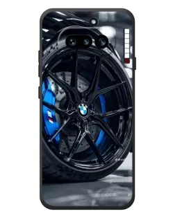 Чехол для Nothing Phone (4a) с картинкой «Колесо BMW вблизи»