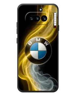 Чехол для Nothing Phone (4a) с картинкой «Золотистый дым BMW»