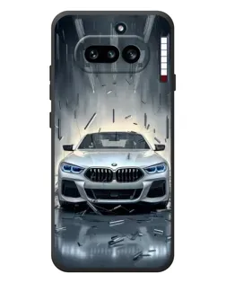 Чехол для Nothing Phone (4a) с картинкой «BMW в свете фар»
