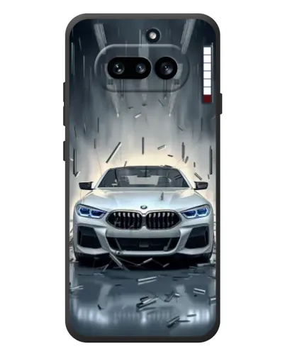 Чехол для Nothing Phone (4a) с картинкой «BMW в свете фар»