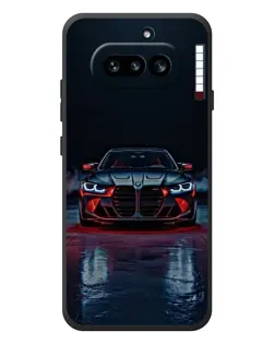 Чехол для Nothing Phone (4a) с картинкой «BMW на мокрой дороге»