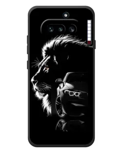 Чехол для Nothing Phone (4a) с картинкой «BMW и лев»