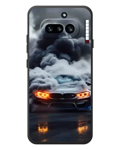 Чехол для Nothing Phone (4a) с картинкой «BMW в дыму»