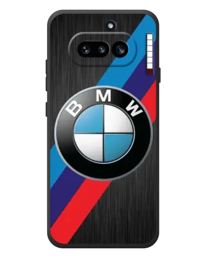 Чехол для Nothing Phone (4a) с картинкой «BMW M-stripes стиль»