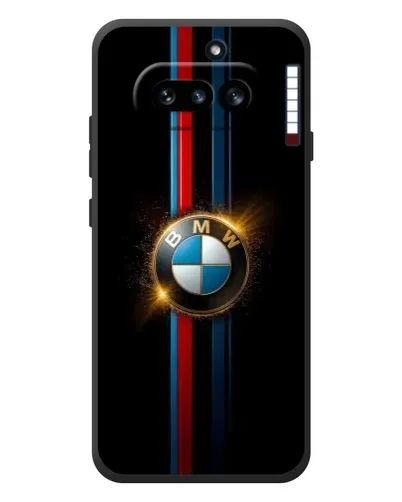 Чехол для Nothing Phone (4a) с картинкой «BMW M-Power неон»