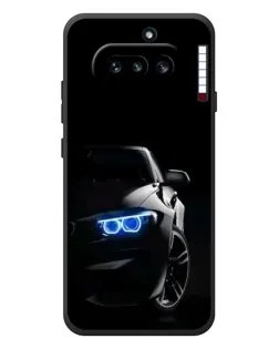 Чехол для Nothing Phone (4a) с картинкой «BMW — ночной взгляд»