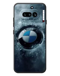 Чехол для Nothing Phone (4a) с картинкой «Логотип BMW — лед»