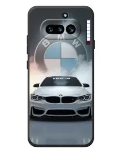 Чехол для Nothing Phone (4a) с картинкой «BMW в белом дыму»