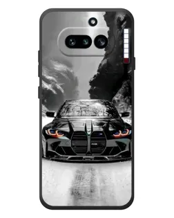 Чехол для Nothing Phone (4a) с картинкой «BMW — акварельный дрифт»