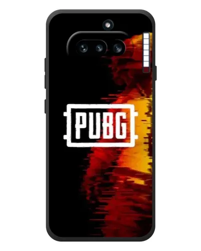 Чехол для Nothing Phone (4a) с картинкой «Яркий логотип PUBG»