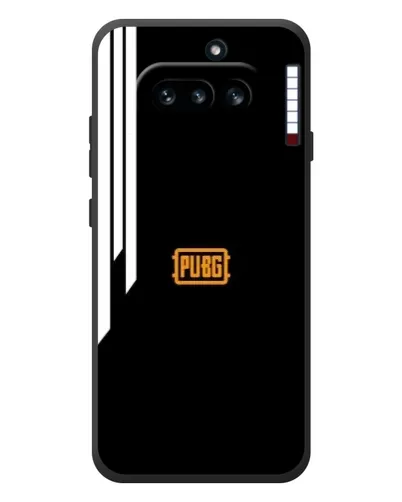 Чехол для Nothing Phone (4a) с картинкой «PUBG — вертикальные линии»