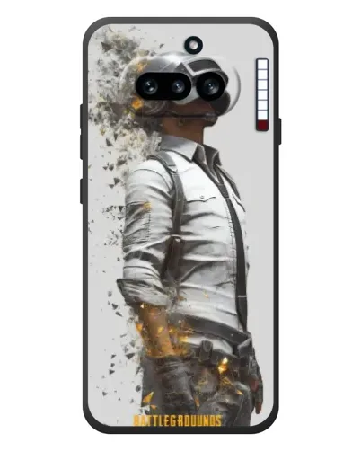 Чехол для Nothing Phone (4a) с картинкой «PUBG — боец в пыли»