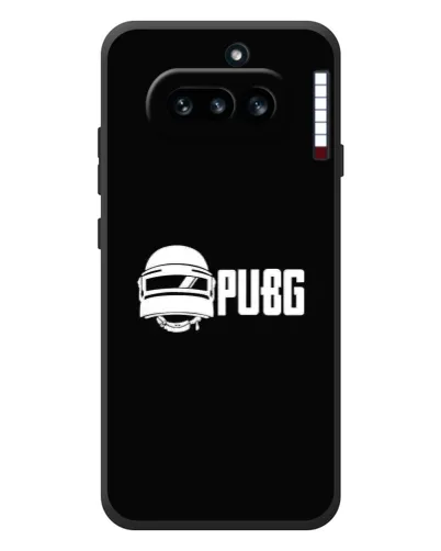 Чехол для Nothing Phone (4a) с картинкой «PUBG — классический лого»