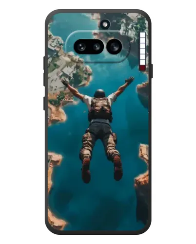 Чехол для Nothing Phone (4a) с картинкой «PUBG — свободное падение»