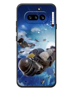 Чехол для Nothing Phone (4a) с картинкой «Десант PUBG — прыжок» Чехол для Nothing Phone (4a) с картинкой «Десант PUBG — прыжок»