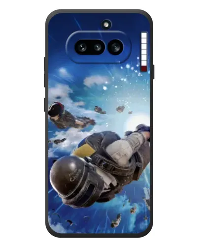 Чехол для Nothing Phone (4a) с картинкой «Десант PUBG — прыжок»