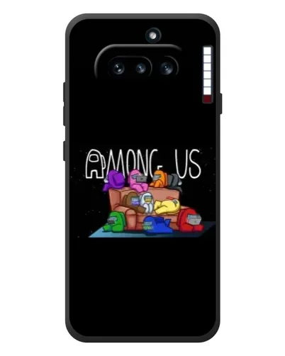 Чехол для Nothing Phone (4a) с картинкой «Логотип Among Us» Чехол для Nothing Phone (4a) с картинкой «Логотип Among Us»