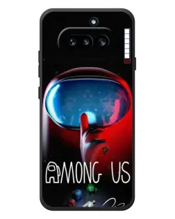 Чехол для Nothing Phone (4a) с картинкой «Красный импостер — макро»