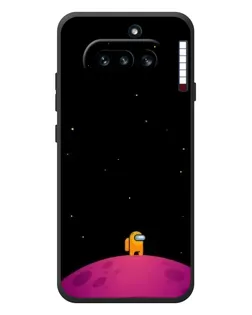 Чехол для Nothing Phone (4a) с картинкой «Одинокий герой на планете»