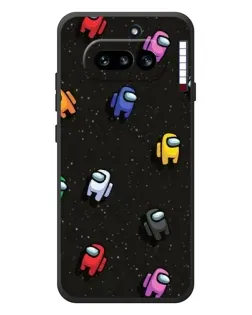 Чехол для Nothing Phone (4a) с картинкой «Космический паттерн Among Us»