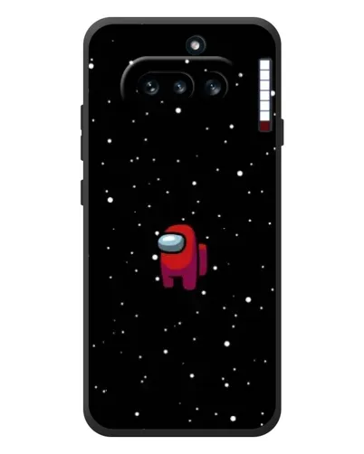 Чехол для Nothing Phone (4a) с картинкой «Красный Among Us» Чехол для Nothing Phone (4a) с картинкой «Красный Among Us»
