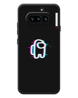 Чехол для Nothing Phone (4a) с картинкой «Among Us неон»