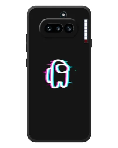 Чехол для Nothing Phone (4a) с картинкой «Among Us неон» Чехол для Nothing Phone (4a) с картинкой «Among Us неон»